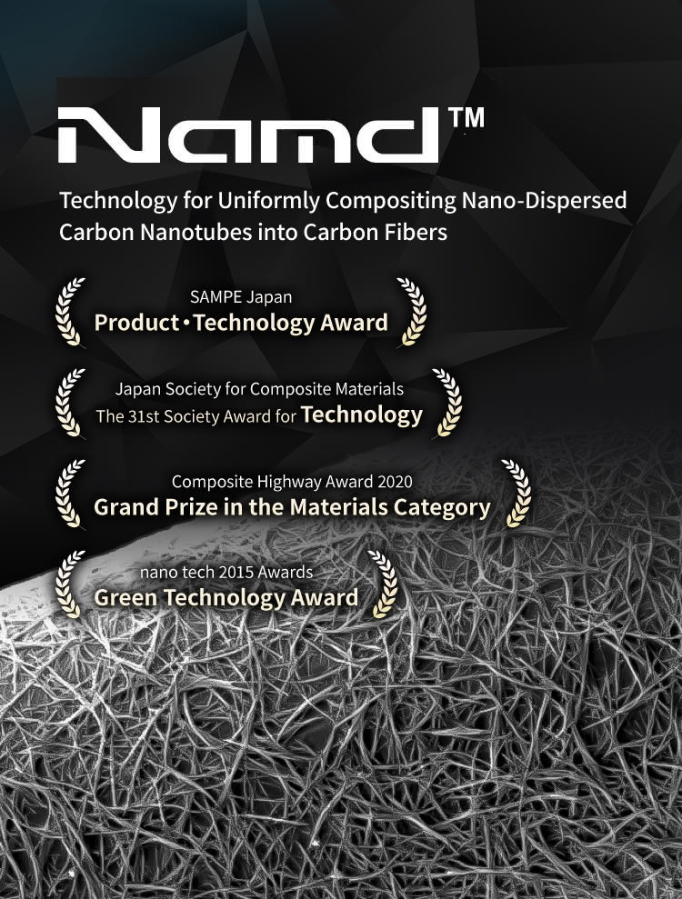 Namd™ Technology for Uniformly Compositing Nano-Dispersed Carbon Nanotubes into Carbon Fibers
