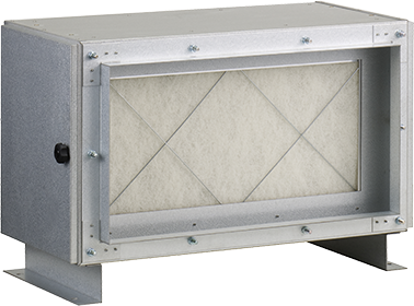 中・高性能フィルタケーシング サイドアクセスタイプ（屋内使用限定）