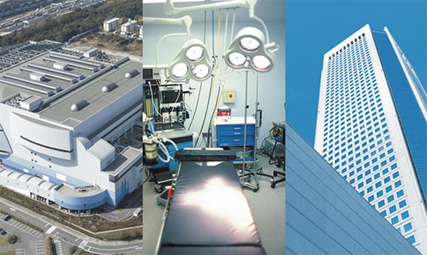 製造環境・医療・オフィスビル