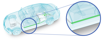 Underfloor fuel piping